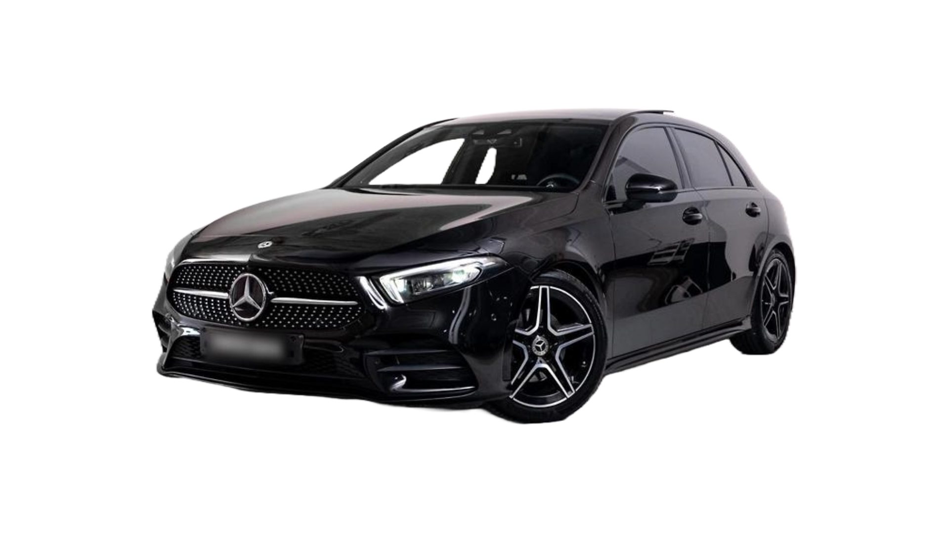 Mercedes Benz A-Class 200D AMG black