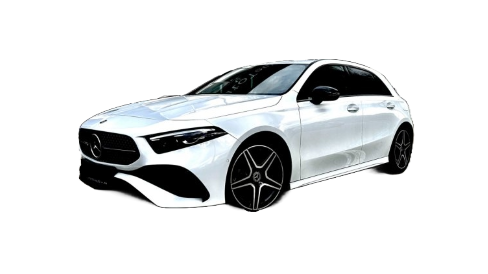 Mercedez Benz A-Class 200D AMG white